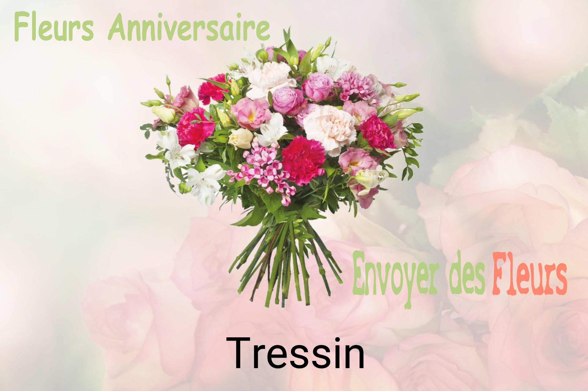 Bouquet de fleurs d’anniversaire livré à Tressin